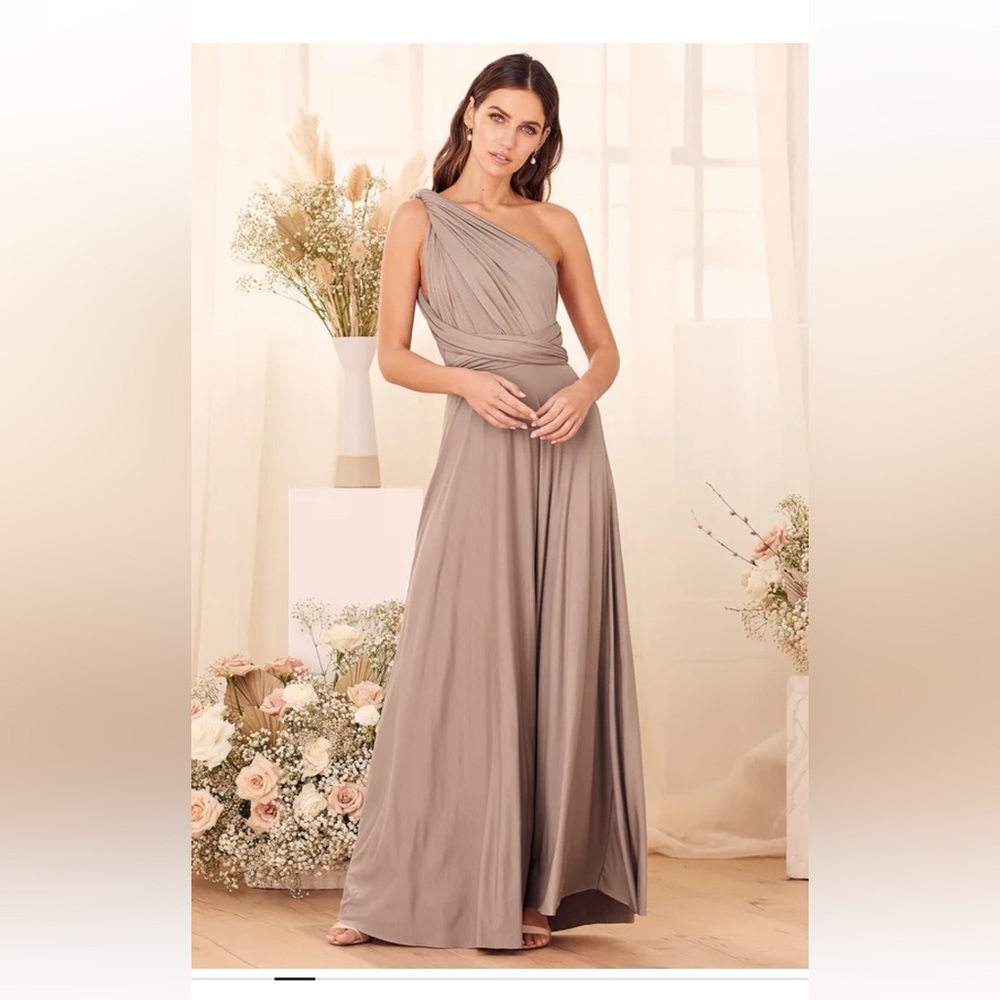 Tricks of the Trade Taupe Convertible Maxi Dress
Lulus - Picture 4 of 12